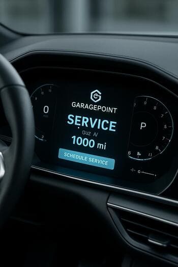 GaragePoint rəqəmsal panelində servis tarixçəsi və növbələr