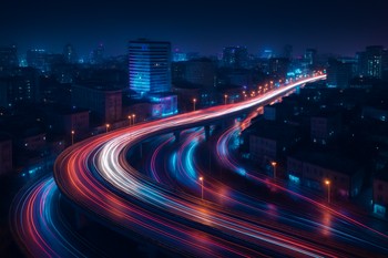 GaragePoint axşam pik saatlarında yüklənmə zonalarını göstərən panel