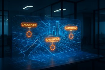 Yeni şəhər üzrə planlaşdırılan GaragePoint məntəqələrinin xəritə markerləri