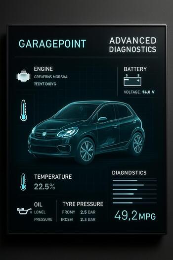 City Plus servis paketi üçün diaqnostika panelinin neon görünüşü